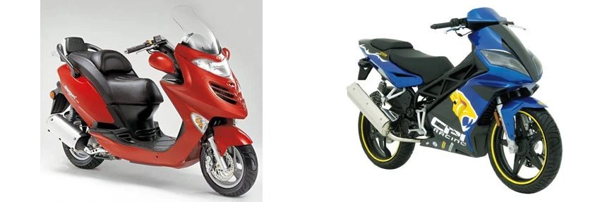 Kymco Grand Dink 125 2009 vs Kymco G-Dink 125i 2013