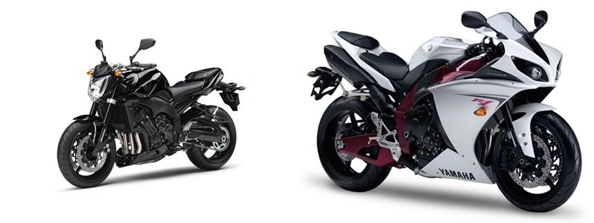 Yamaha FZ1 2012 vs Yamaha R1 2009