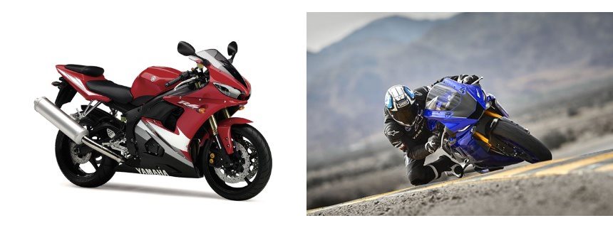 Yamaha YZF-R6 2006 vs Yamaha YZF-R6 2019