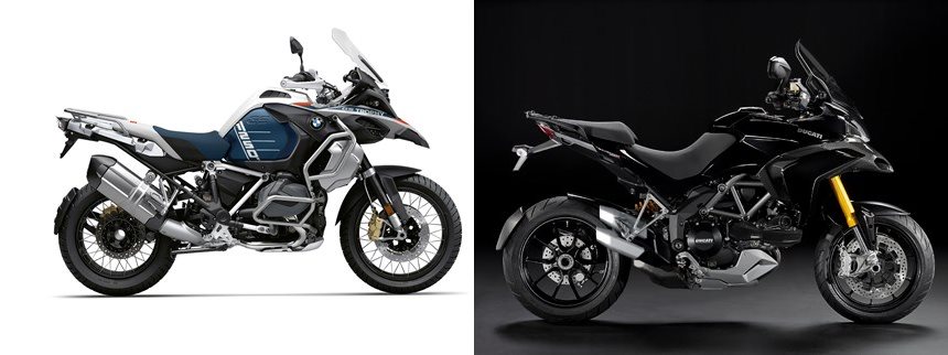 BMW R 1250 GS Adventure 2023 vs Ducati Multistrada 1200 S 2010