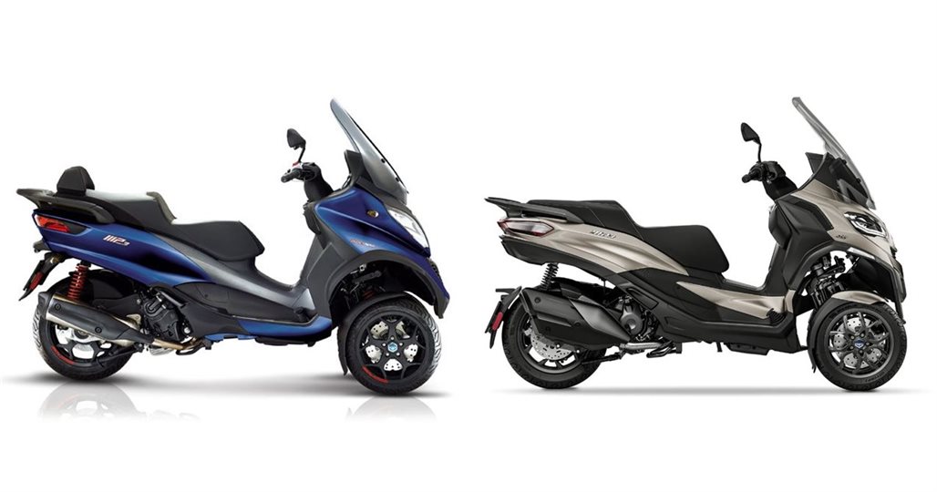 Motorrad Vergleich Piaggio Mp3 500 Sport Advanced 2021 Vs Piaggio Mp3