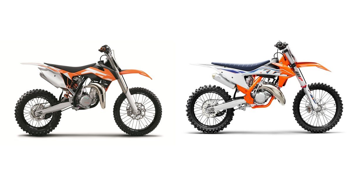 KTM 85 SX 17/14 2016 vs KTM 125 SX 2022