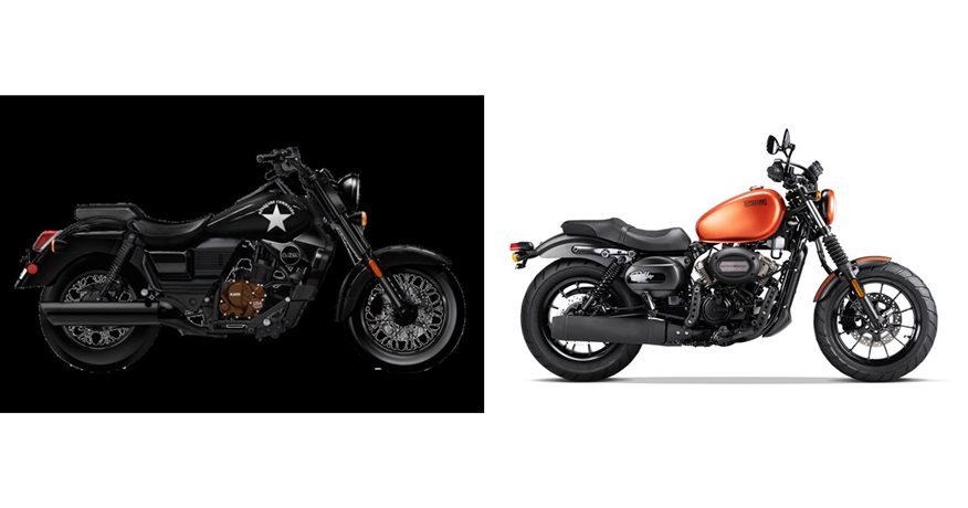 Motorrad Vergleich United Motors Um Renegade Commando Vs