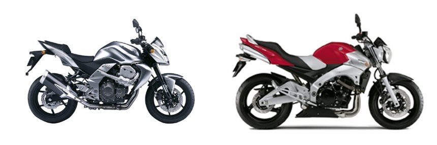 Kawasaki Z 750 2008 vs Suzuki GSR 600 2006