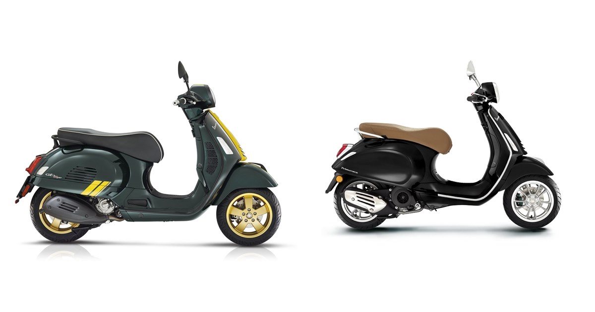 Motorrad Vergleich Vespa Gts 125 Super Racing Sixties 2022 Vs Vespa