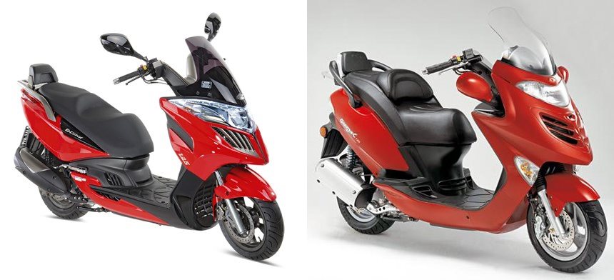Kymco Grand Dink 125 2013 vs Kymco Grand Dink 125 2009