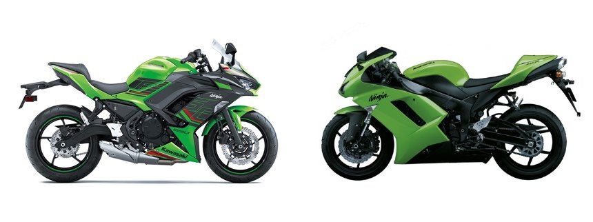 Kawasaki Ninja 650 2023 vs Kawasaki Ninja ZX-6R 2008