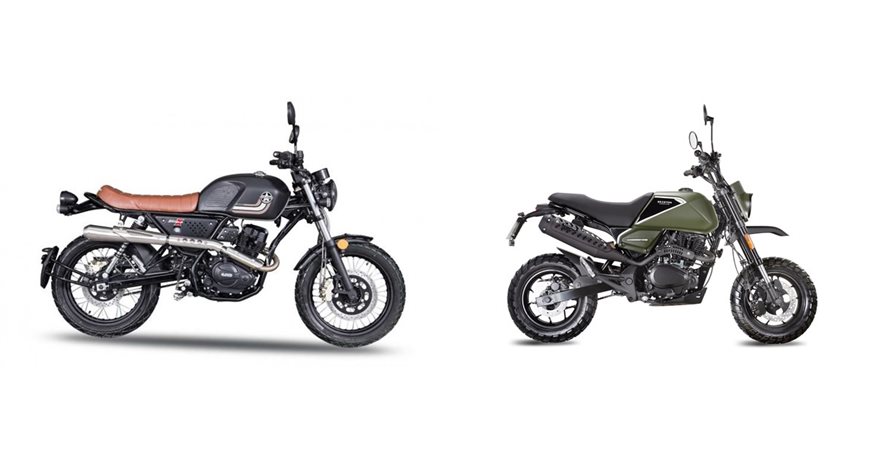 Motorrad Vergleich United Motors Um Scrambler X Naked Vs Brixton Crossfire Xs