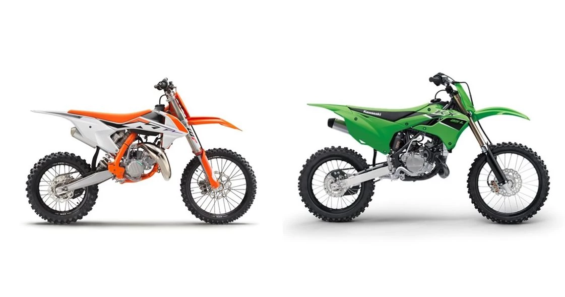 KTM 85 SX 19/16 2023 vs Honda CRF125F 2019