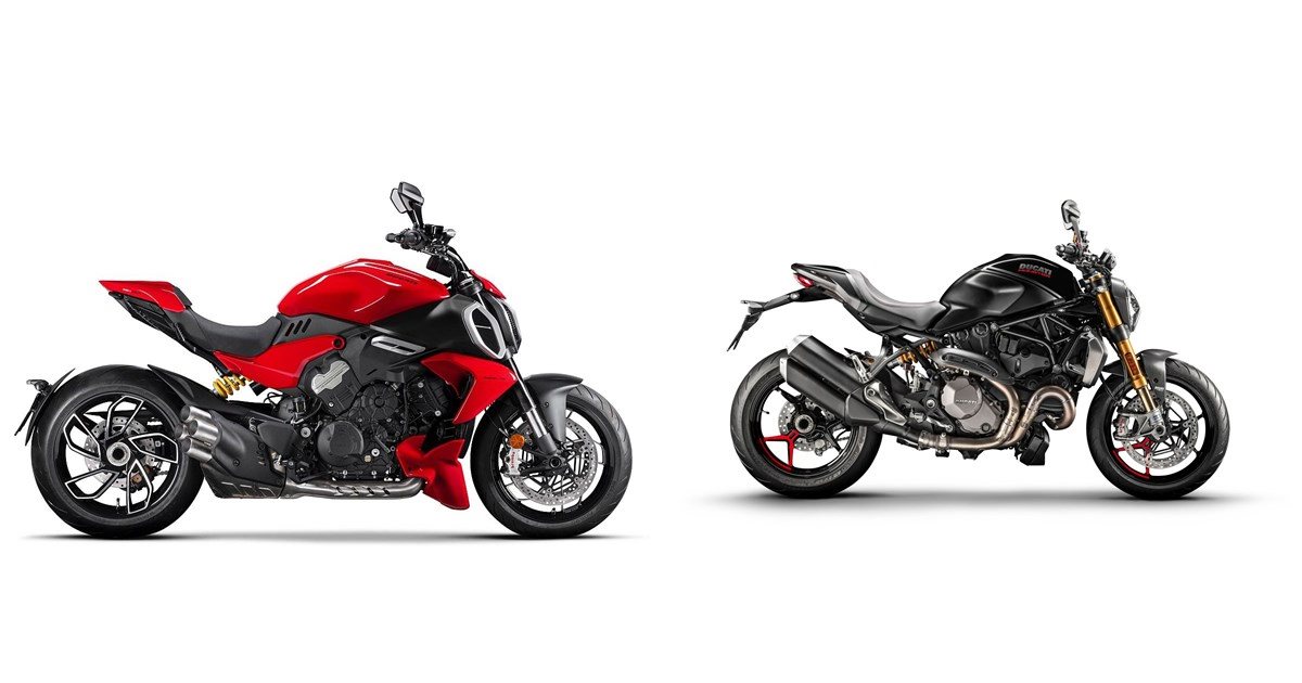 Ducati Diavel V4 2023 vs Ducati Monster 1200 S 2020