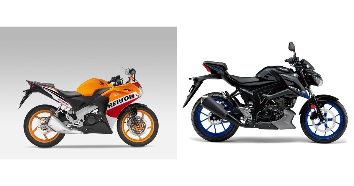 Honda CBR 125 R 2016 vs Suzuki GSX-S125 2022