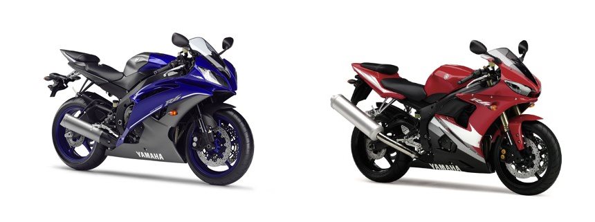 Yamaha YZF-R6 2013 vs Yamaha YZF-R6 2008