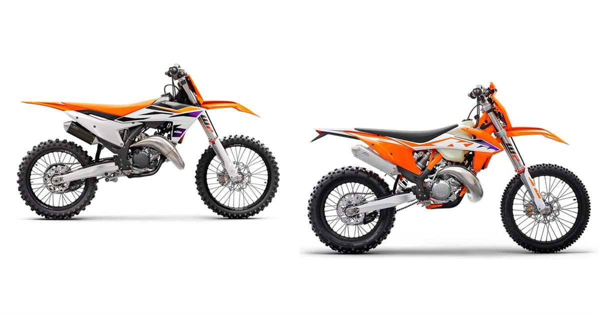 KTM 125 SX 2024 vs KTM 150 EXC TPI 2023