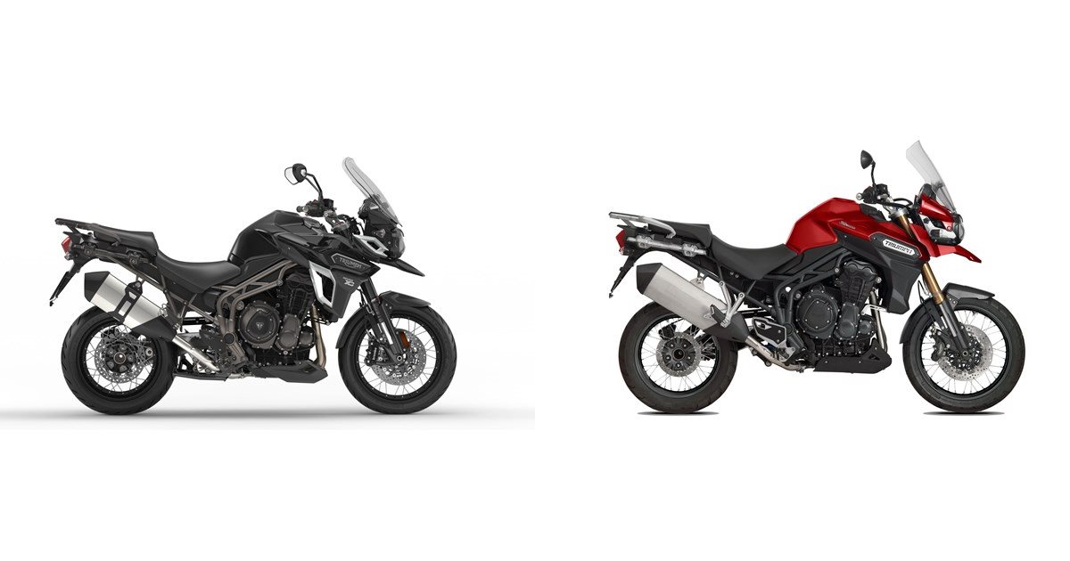 Triumph Tiger Explorer XCx 2016 vs Triumph Tiger Explorer Spoked Wheels ...