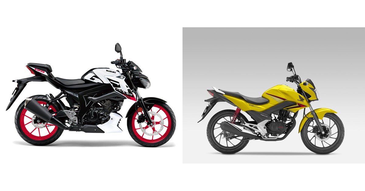 Suzuki GSX-S125 2023 vs Honda CB125F 2020