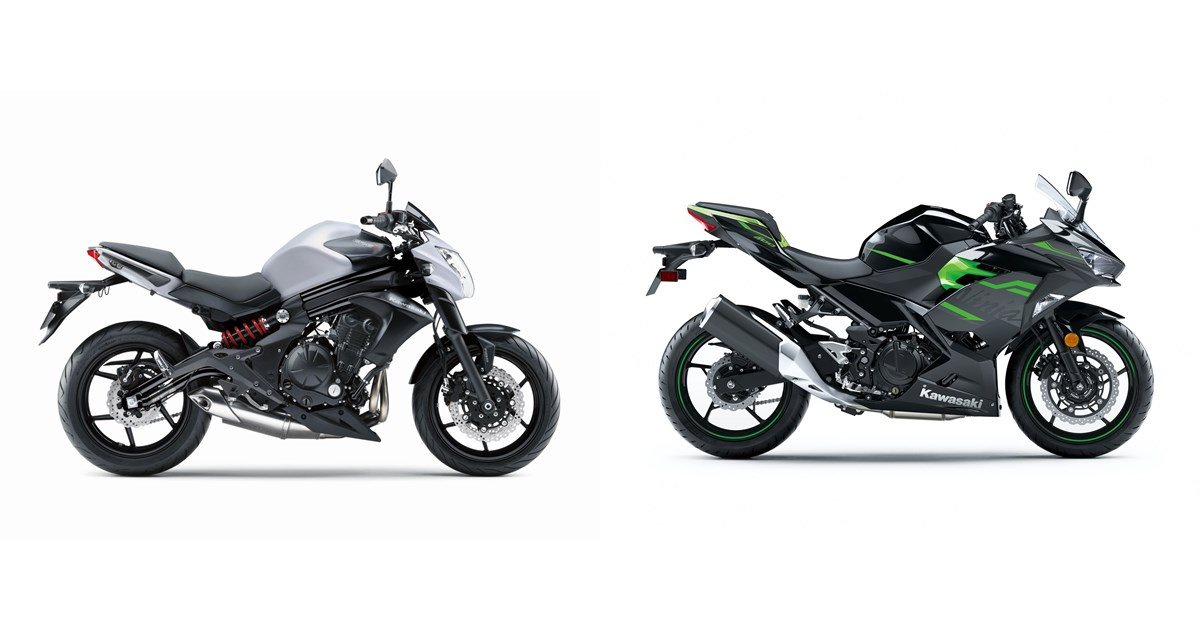 Kawasaki ER-6n 2015 vs Kawasaki Ninja 400 2020