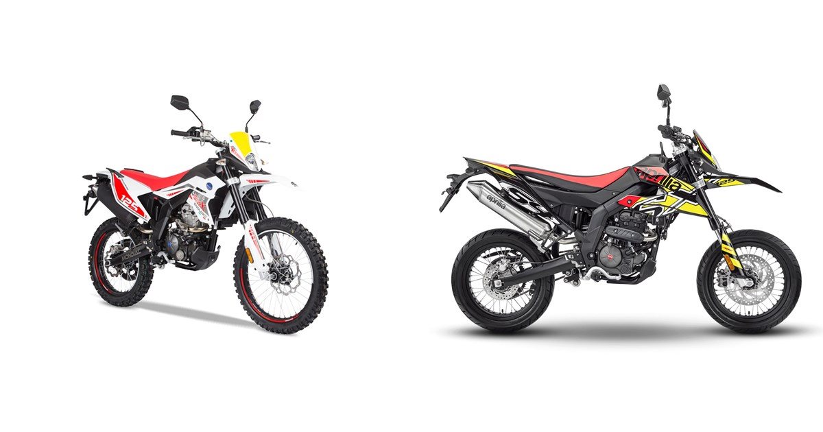 Motorrad Vergleich FB Mondial SMX 125i Enduro 2019 vs. Aprilia SX 125 2022