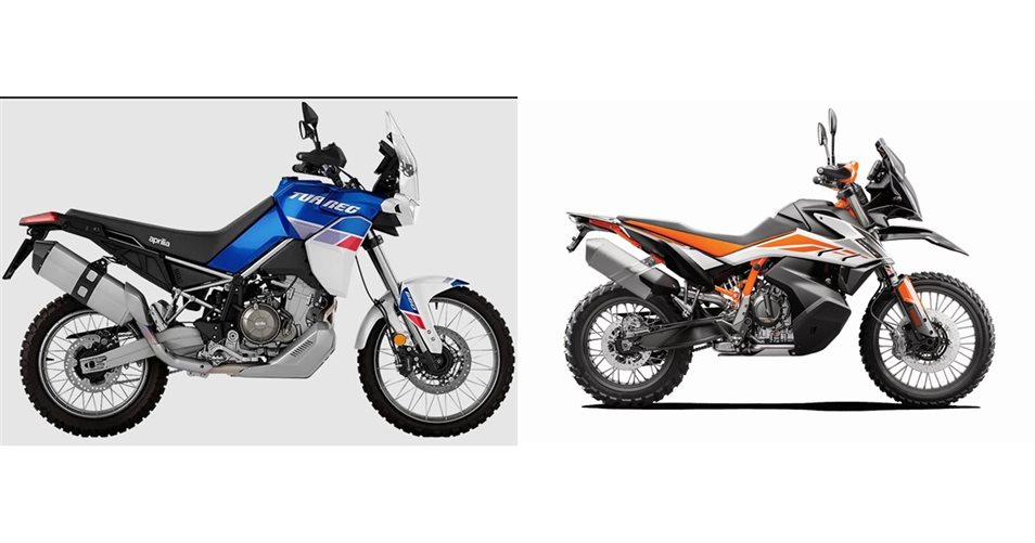 Motorrad Vergleich Aprilia Tuareg 660 2023 vs. KTM 790 Adventure R 2020