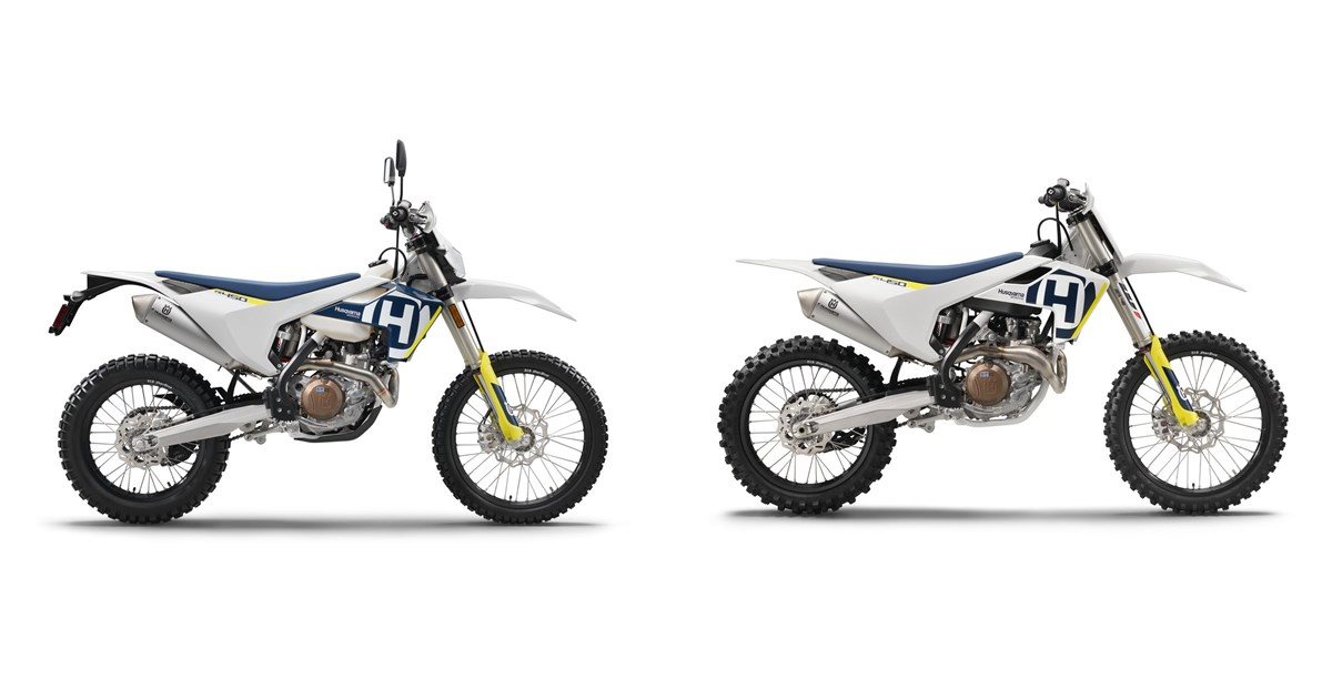 Motorrad Vergleich Husqvarna FE 450 2018 vs. Husqvarna FC 450 2018