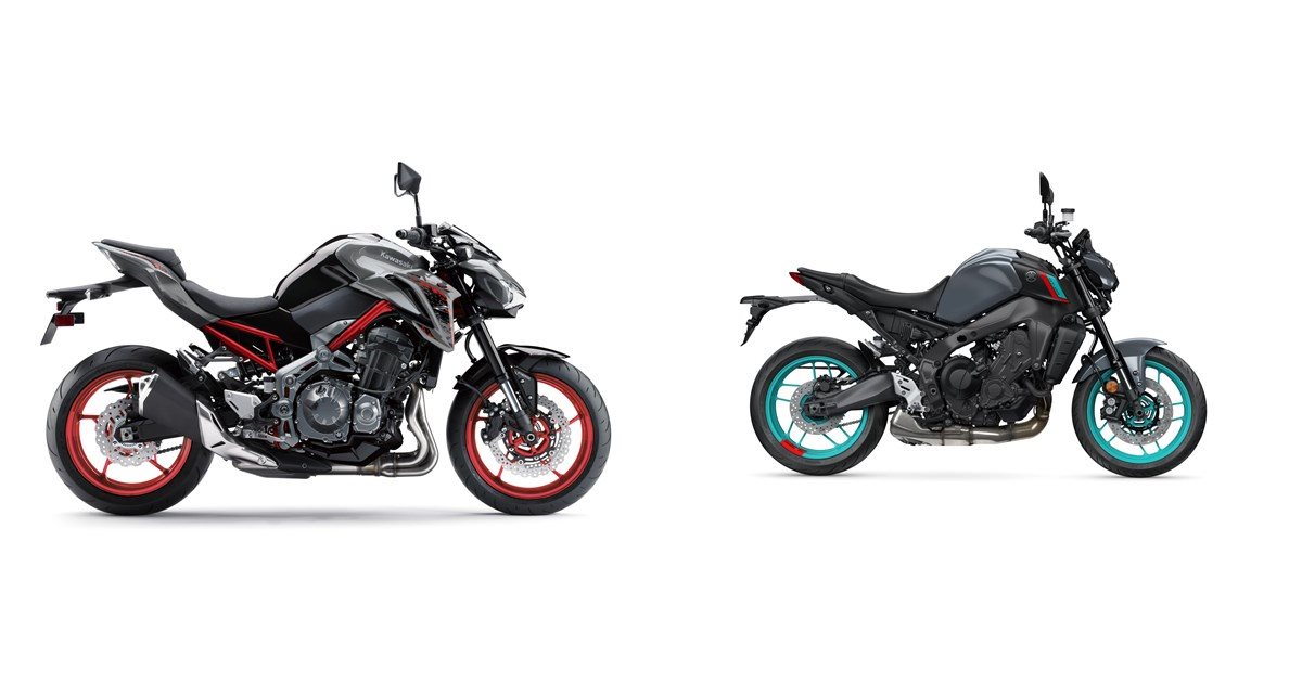 Kawasaki Z900 2019 vs Yamaha MT-09 2023
