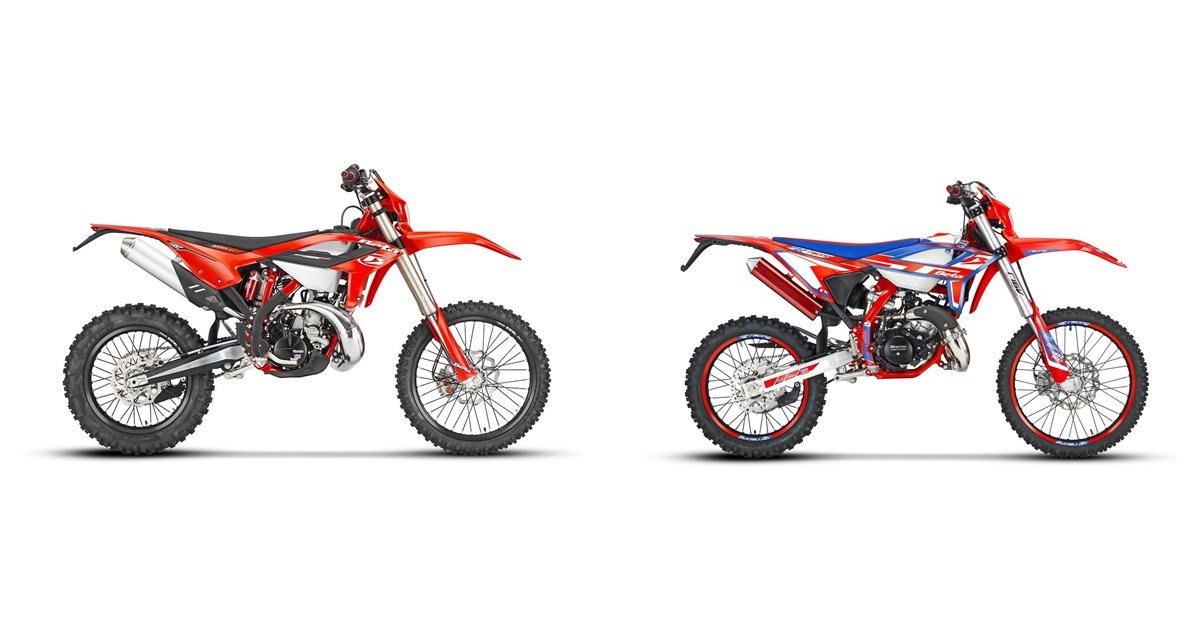 Motorrad Vergleich Beta RR 200 2T 2023 vs. Beta RR 50 Racing 2023