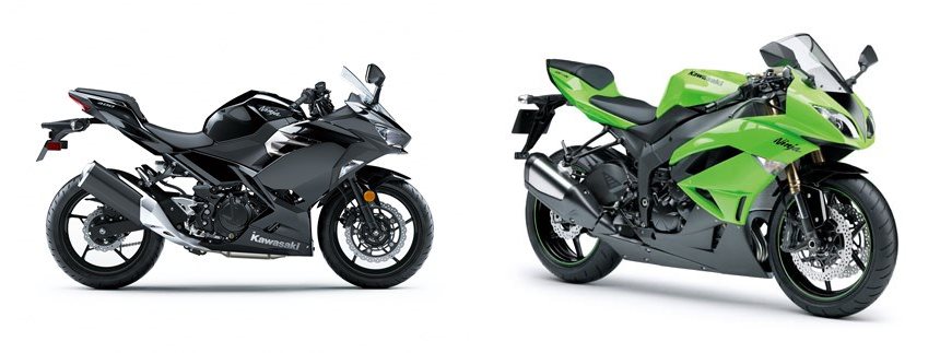 Kawasaki Ninja 400 2018 vs Kawasaki Ninja ZX-6R 2009