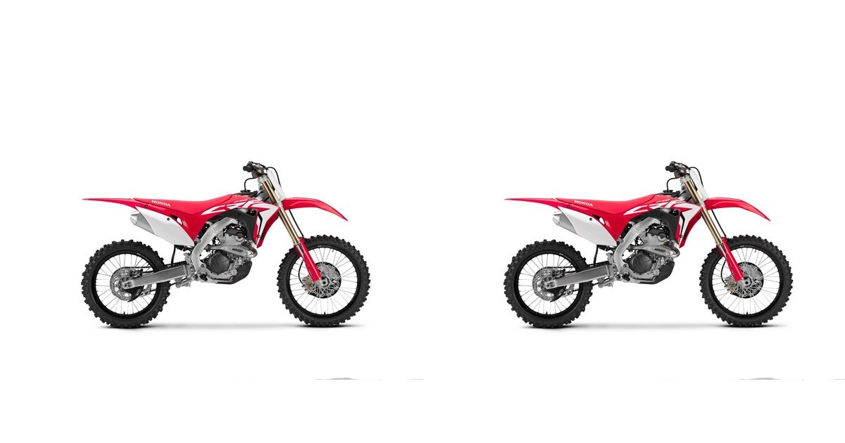 Honda CRF250R 2021 vs Honda CRF250R 2019