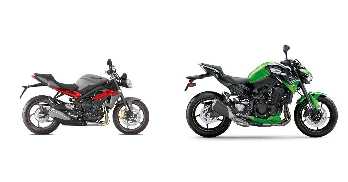 Triumph Street Triple 675 R 2015 vs Kawasaki Z900 2020