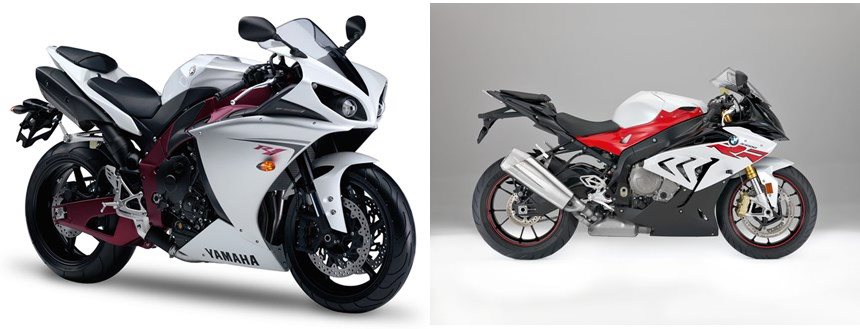 Motorrad Vergleich Yamaha R1 2009 vs. BMW S 1000 RR 2017