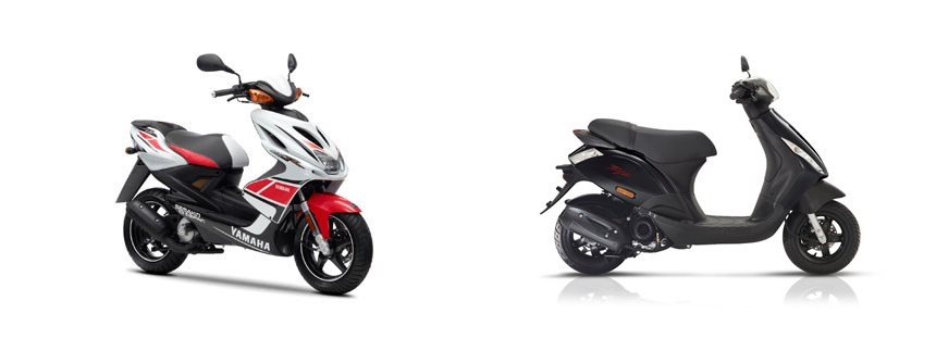 Motorrad Vergleich Yamaha Aerox R 2012 Vs Piaggio Zip 50 2021