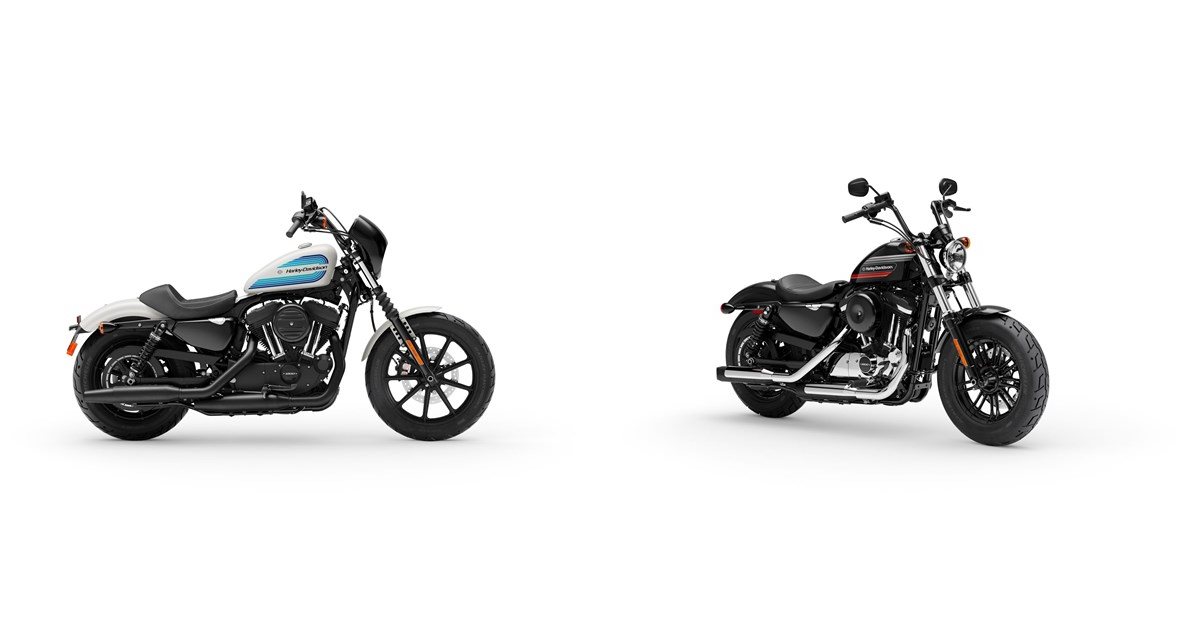 Harley-Davidson Sportster XL 1200NS Iron 2020 vs Harley-Davidson ...