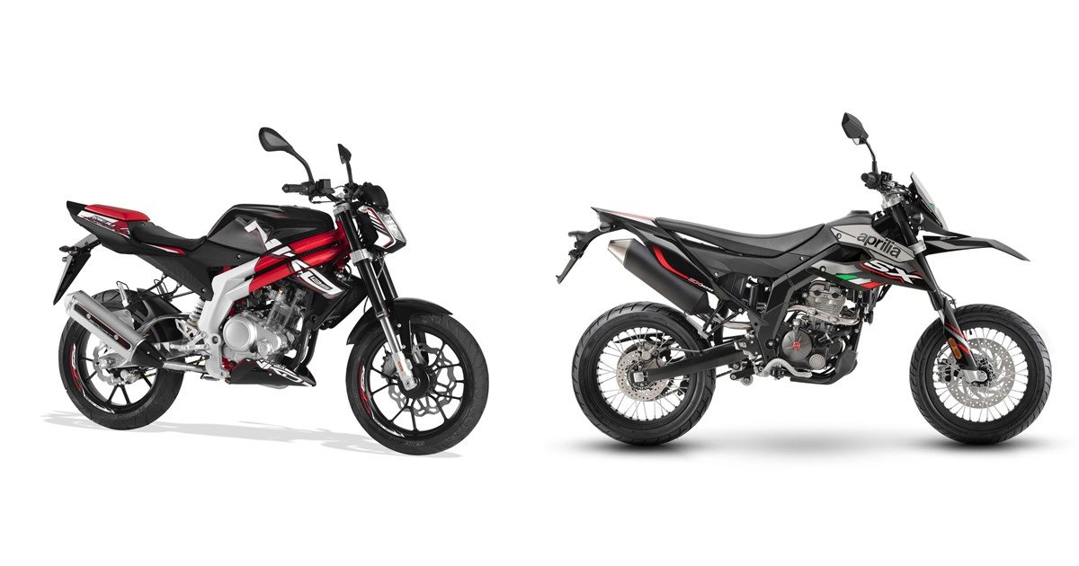 Motorrad Vergleich Rieju RS3 NKD 125 2015 Vs. Aprilia SX 125 Supermoto 2020