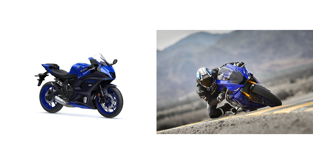 Motorrad Vergleich Yamaha R7 2023 vs. Yamaha YZF-R6 2019