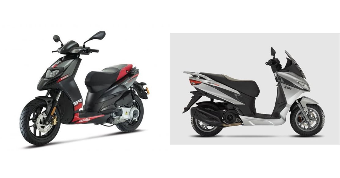 Motorrad Vergleich Aprilia Sr 50 Motard 2019 Vs Aprilia Sxr 50 2023