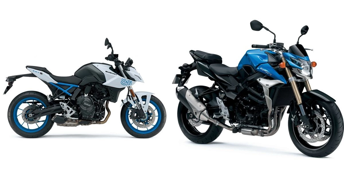 Suzuki GSX-8S 2023 vs Suzuki GSR 750 2013 Suzuki GSX-8S 2023 vs Suzuki GSR 750 2013