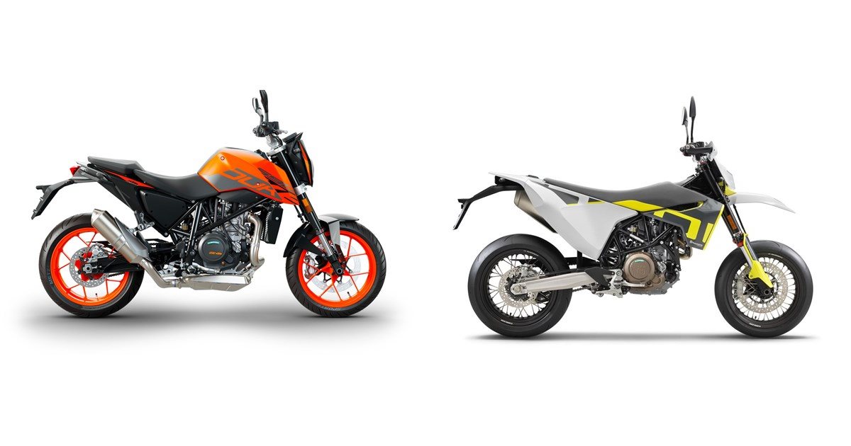 KTM 690 Duke 2019 vs Husqvarna 701 Supermoto 2020