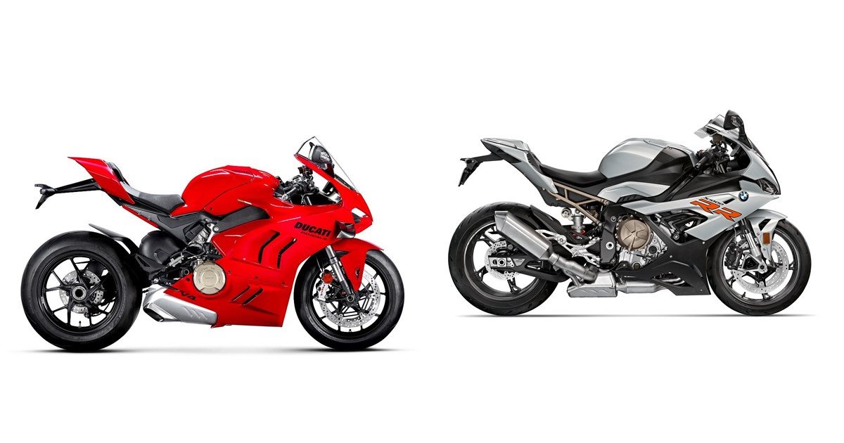 Motorrad Vergleich Ducati Panigale V4 2023 Vs. BMW S 1000 RR 2021