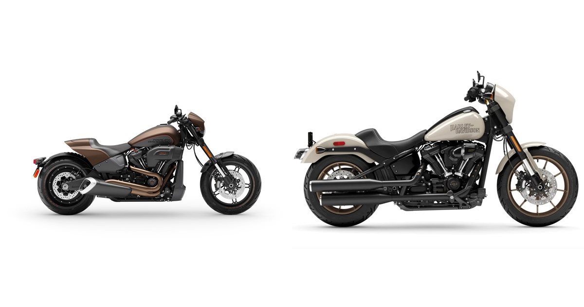 Motorrad Vergleich Harley Davidson Softail Fxdr 114 Fxdrs 2020 Vs Harley Davidson Low Rider S 7012