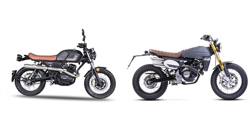 Motorrad Vergleich United Motors Um Scrambler X Naked Vs Fantic Caballero Deluxe