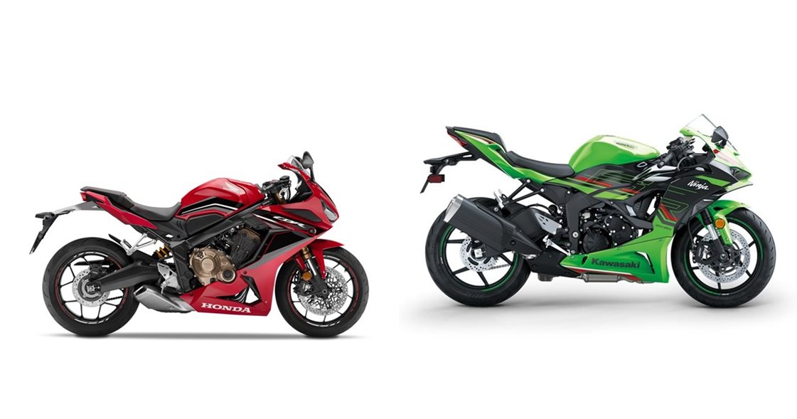 Honda CBR650R 2022 vs Kawasaki Ninja ZX-6R 2024