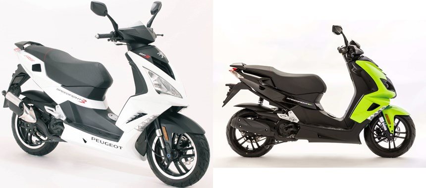 Motorrad Vergleich Peugeot Speedfight 3 50 Rs Wasser 2010 Vs Peugeot