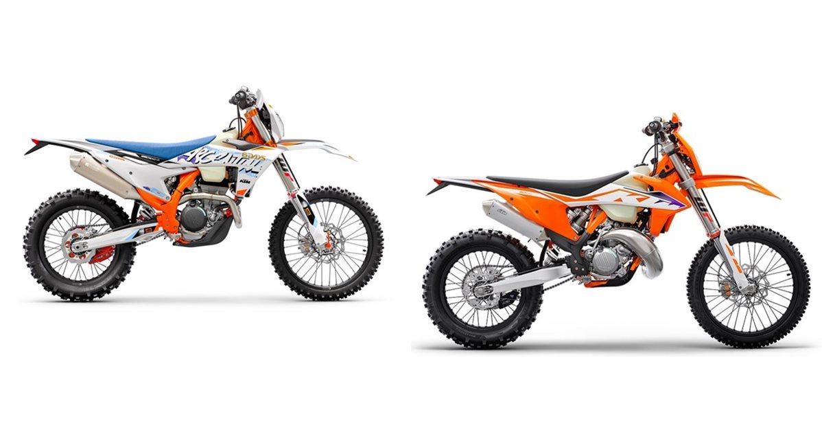 KTM 250 EXC-F Sixdays 2024 vs KTM 150 EXC TPI 2023