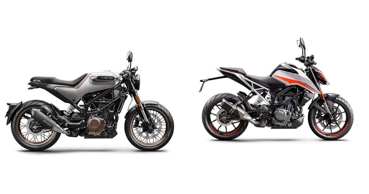 Husqvarna Vitpilen 401 2020 vs KTM 390 Duke 2021