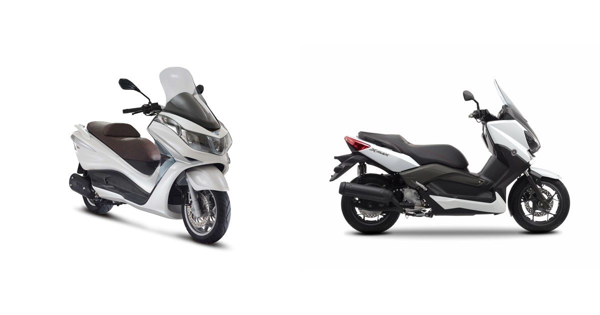 motorrad-vergleich-piaggio-x10-125-2016-vs-yamaha-xmax-125-2015