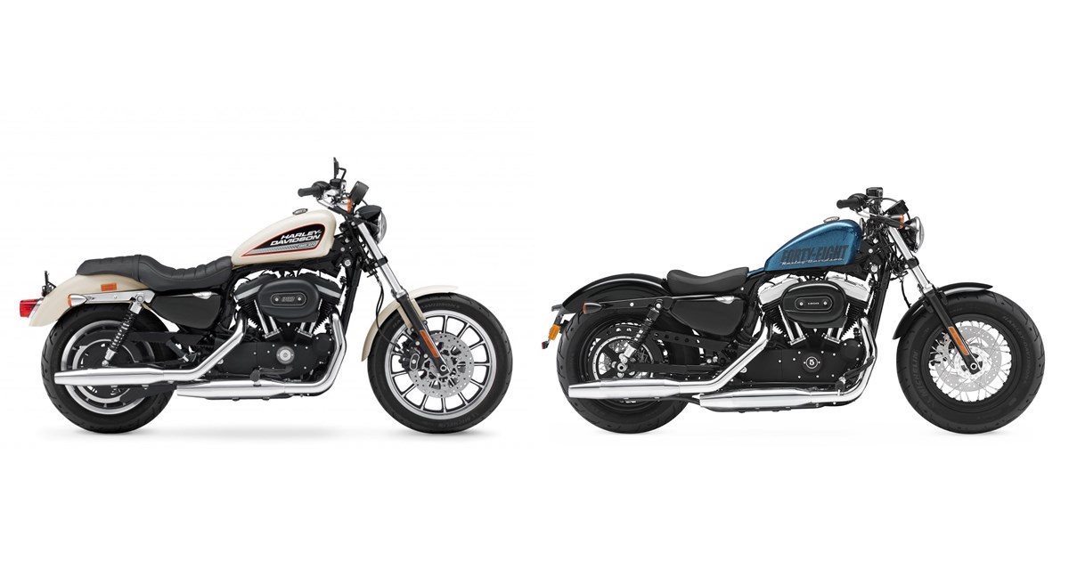 Harley Sportster R Motorrad Vergleich Harley-Davidson Sportster XL 883 R Roadster 2014 vs ...