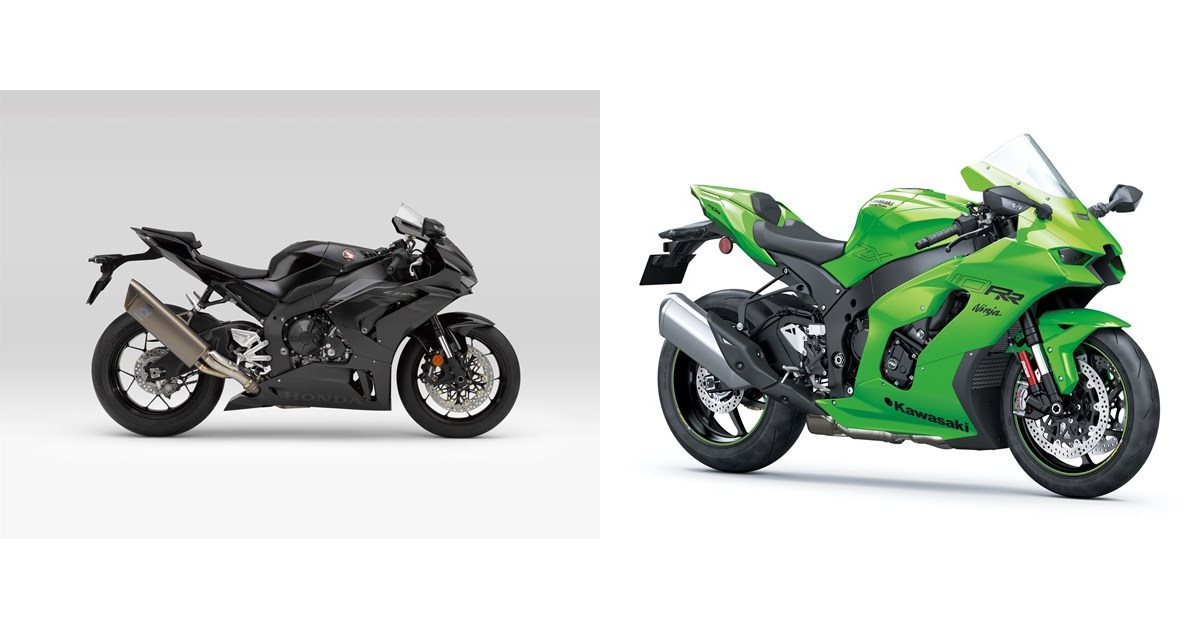 CBR1000RR Honda CBR1000RR-R Fireblade 2021 vs Kawasaki Ninja ZX-10RR 2022
