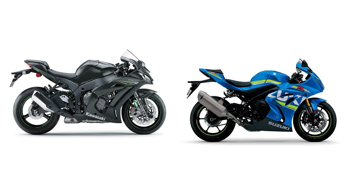 Kawasaki Ninja ZX-10R 2017 vs Suzuki GSX-R 1000 R 2017