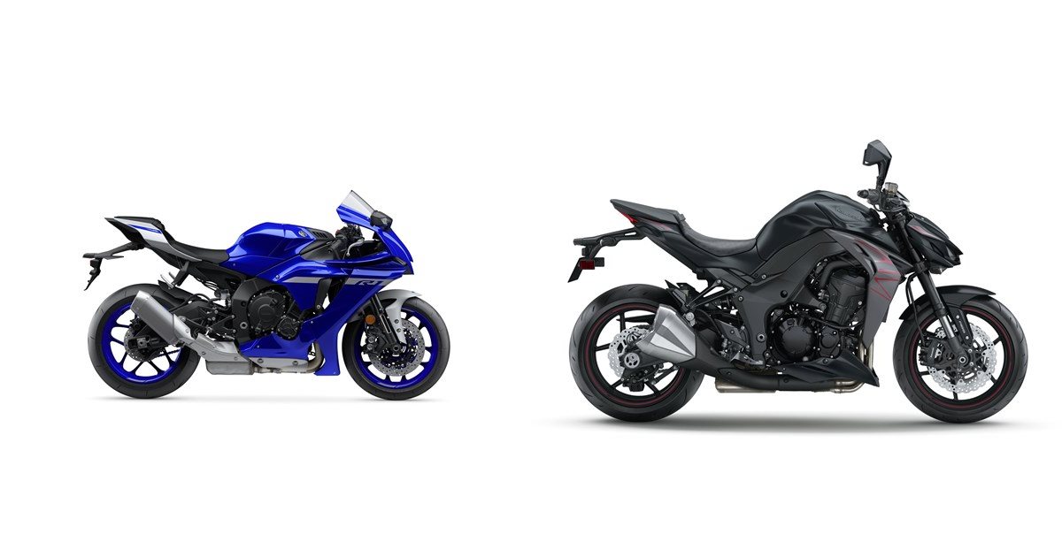 Yamaha r1 store vs kawasaki z1000