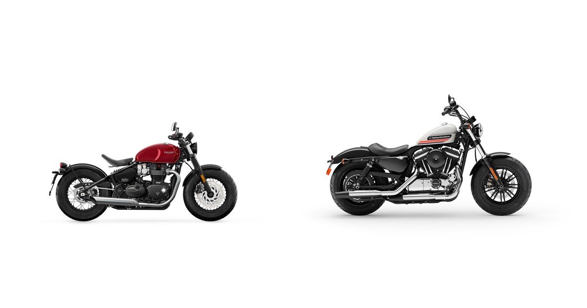 トライアンフ triumph ハーレー Harley-Davidson 外車中型モデル競争激化・ハーレーとトライアンフ中型水冷モデル