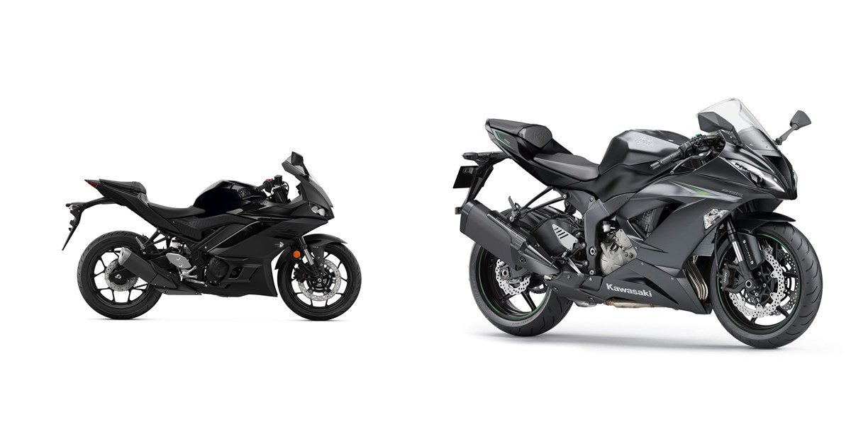 Yamaha R3 2021 vs Kawasaki Ninja ZX-6R 636 2017
